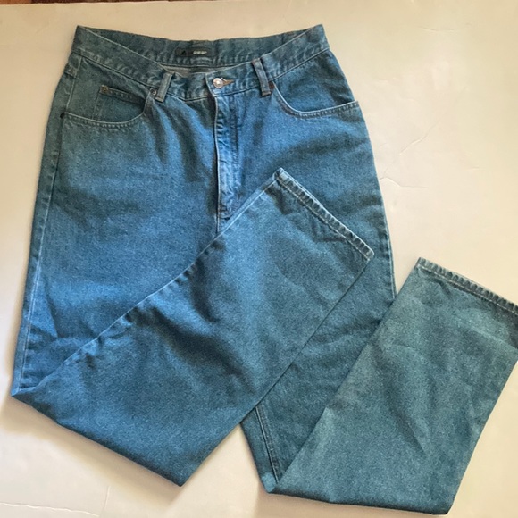 Vintage light-wash, high-waist women’s Lizwear jeans: size 12. 30w32 - Picture 1 of 5